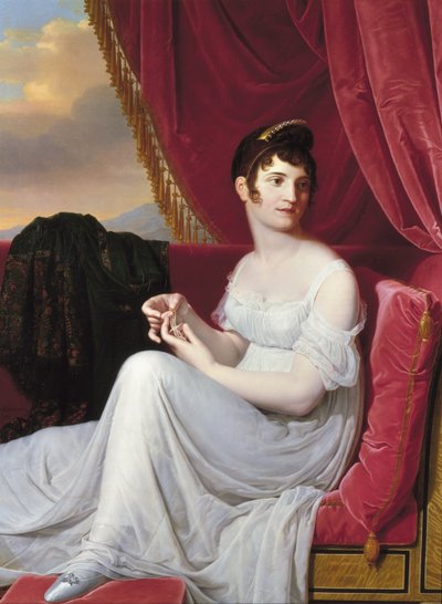 Retrato de madame Tallien de Bernard Duvivier